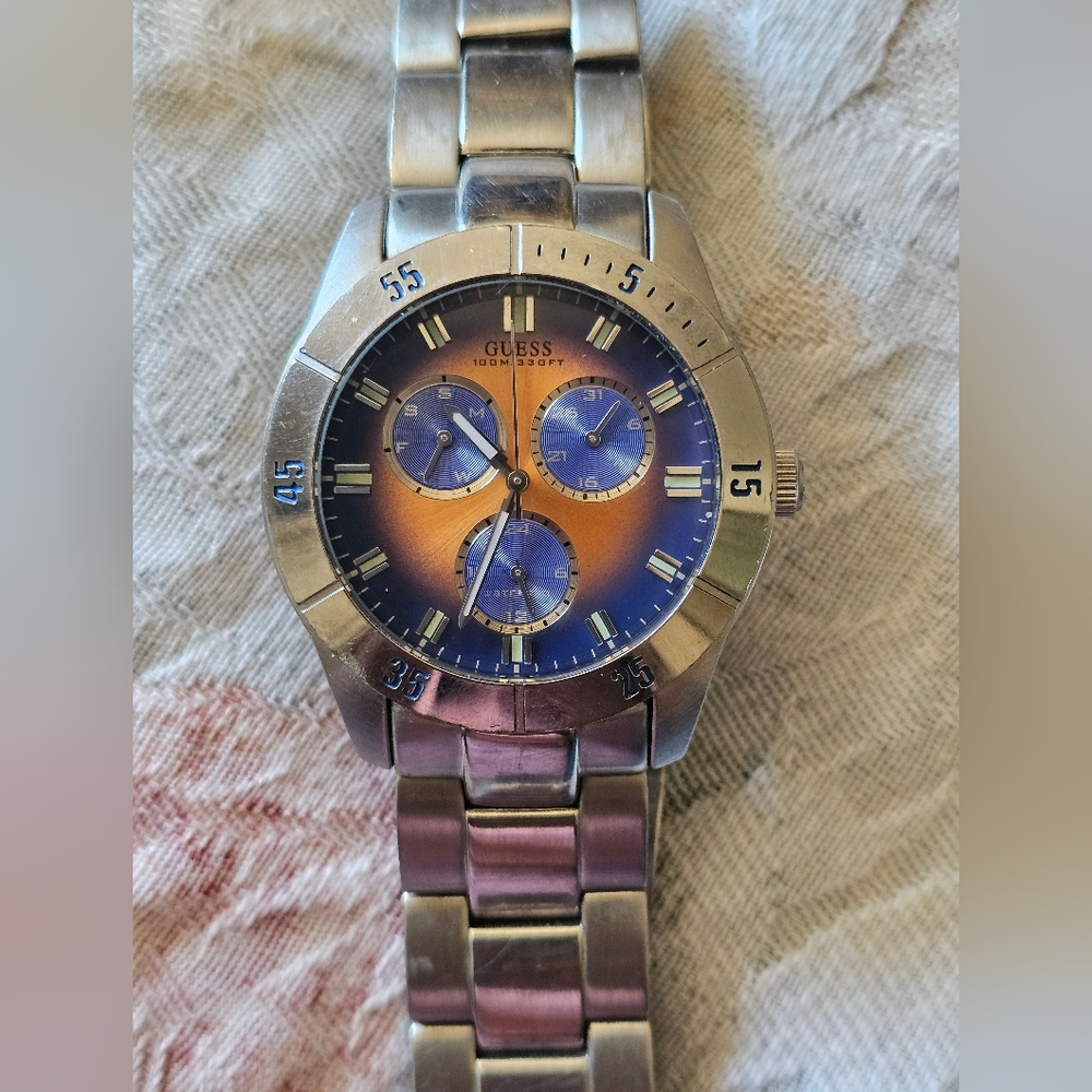 Guess Mens  Stainless Steel Watch